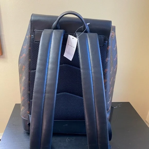 Coach Turner Backpack With Horse And Carriage Dot Print - Picture 11 of 12